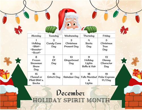 Holiday Spirit Month